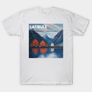 latibule hiding space safety comfort travel sticker T-Shirt